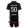 Virallinen Fanipaita + Shortsit Maalivahdin Paris Saint-Germain Gianluigi Donnarumma 50 Vieraspelipaita 2021-22 - Lasten